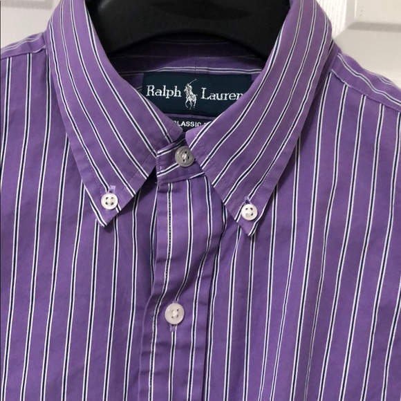 Ralph Lauren Mens Classic  Fit 16.5” Button Shirt - Picture 2 of 8